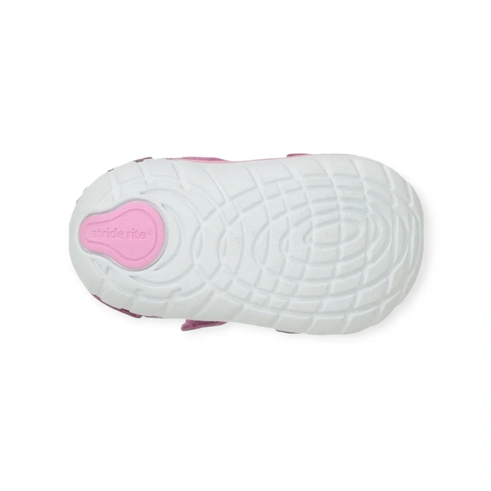 Stride Rite ❤︎︎ Soft Motion Jamie Sneaker ❤︎︎ Pink Shimmer ❤︎︎ 3.5W Baby Walker